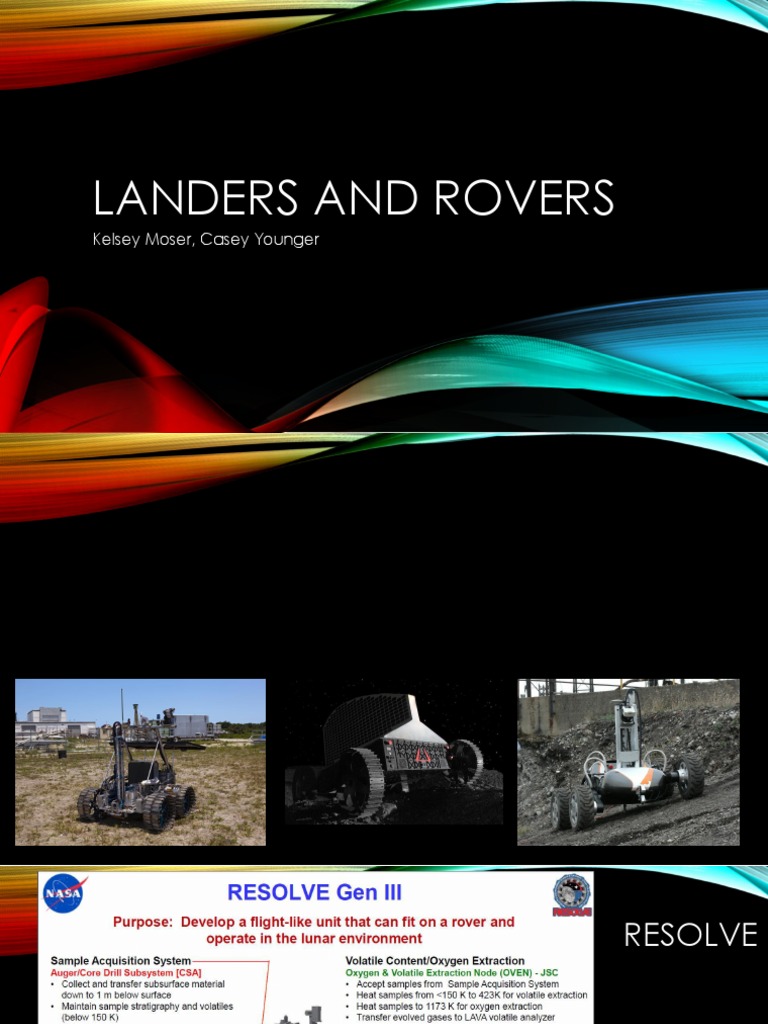 Landers and Rovers Specifications Overview | PDF | Rover (Space ...