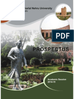 JNU Prospectus 2014