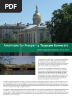 Download Americans for Prosperity Taxpayer Scorecard 215th Legislative Session by AFPHQ_NewJersey SN218682960 doc pdf