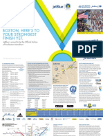 Boston, Here'S To Your Strongest Finish Yet.: Course Map & Spectator'S Guide