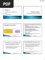 CHAPTER 2 PART 1 Sampling Distribution