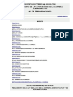 Decreto Supremo N Reglamento Del 276