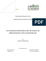 Rapport Banque Populaire - Controle de Gestion Bancaire