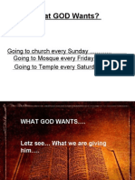 What GOD Wants