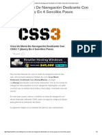 Menú de Navegación Deslizante Con CSS3 Y Jquery PDF