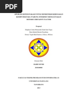 Download laporan metodelaporan metode by Habib Munir SN218735251 doc pdf