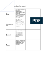 Raft Worksheet