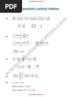 SSC Quantitative Aptitude Solutions