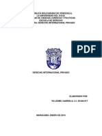 Trabajo de Derecho Internacional Privado PDF