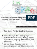 Customer-Driven Marketing Strategy: Creating Value For Target Customers