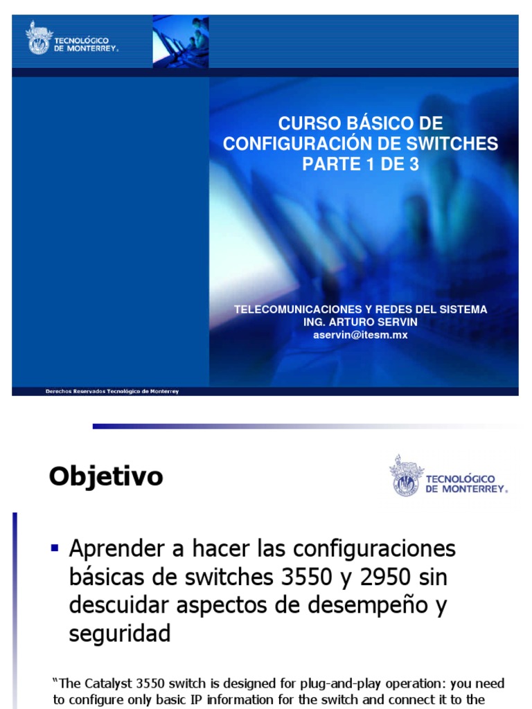 Configuracion de Switches | PDF | Protocolos de internet | Red de ...