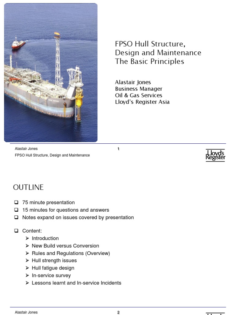 FPSO Hull Structure and Maintenance Guide | PDF | Fatigue (Material ...