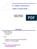 CS231: Computer Architecture I "Principles of Digital Design"