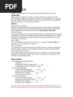 Experiment B6 Aim: Apparatus:: Characteristics of Diode