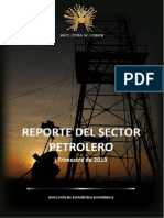 Reporte Del Sector Petrolero 2013