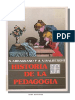 ABBAGNANO- Historia de La Pedagogia