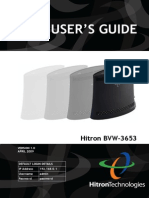 User'S Guide: Hitron BVW-3653