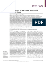 Management of Portal Vein Thrombosis in Liver Cirrhosis