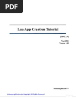 Lua App Creation Tutorial