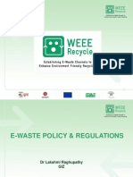 E-Waste Policy & Regulations - 110822