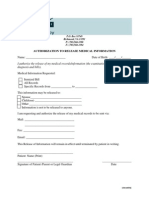 Alliance Rehab & Physical Therapy Release Form