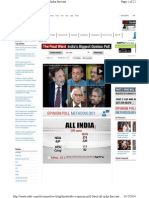 NDTV Opinion Pol - April-2014 (Hansa Consultancy)