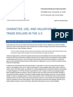 Digital IRTALibrary Character Useand Valuatioof Trade Dollars REV41415