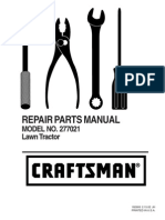 Repair Parts Manual: MODEL NO. 277021 Lawn Tractor