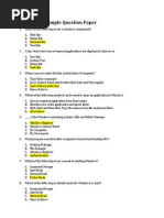 Download Windows 7 Sample QP by bvrohith SN218777823 doc pdf