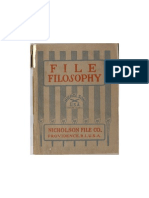 1920 - File Filosophy by Nicholson File Co. - 11th Ed