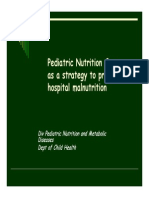 Mk Giz Slide Pediatric Nutrition Care as a Strategy to Prevent Hospital Malnutrition