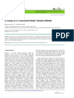 A Study of A Fractional-Order Cholera Model: Applied Mathematics & Information Sciences