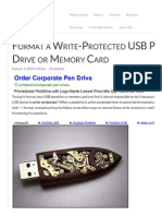 Format A Write-Protected Pendrive