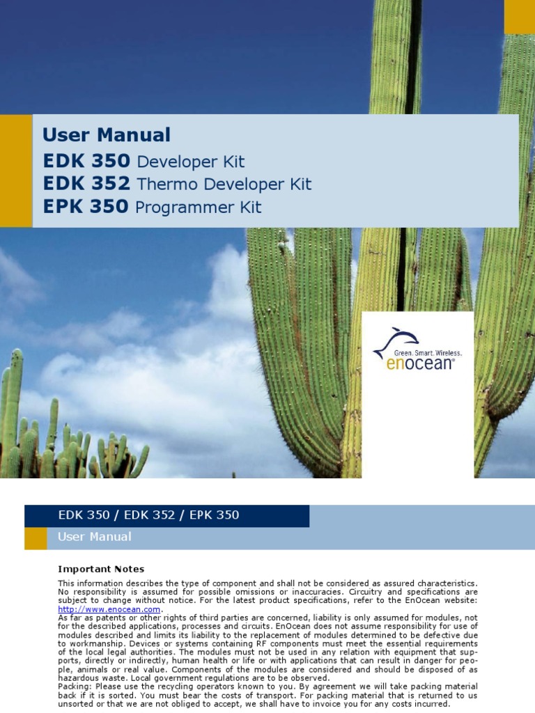 EDK 350 EDK 352 EPK 350 User Manual Jul2013 02 | PDF | Packaging And ...