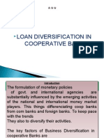 Loan Diversification in Cooperative Bank