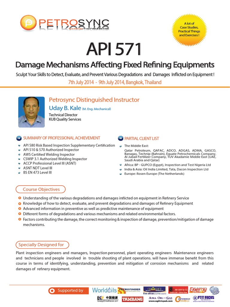 API 571 Damage Mechanism Affecting Fixed Refining Equipments | PDF ...