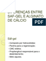 Diferenças entre SAF-GEL e Alginato de Cálcio para cicatrização de feridas