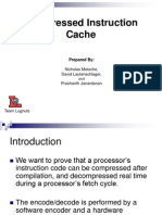 Compressed Instruction Cache: Prepared by