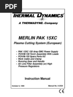 Merlin Pak 15XC European Instruction Manual 