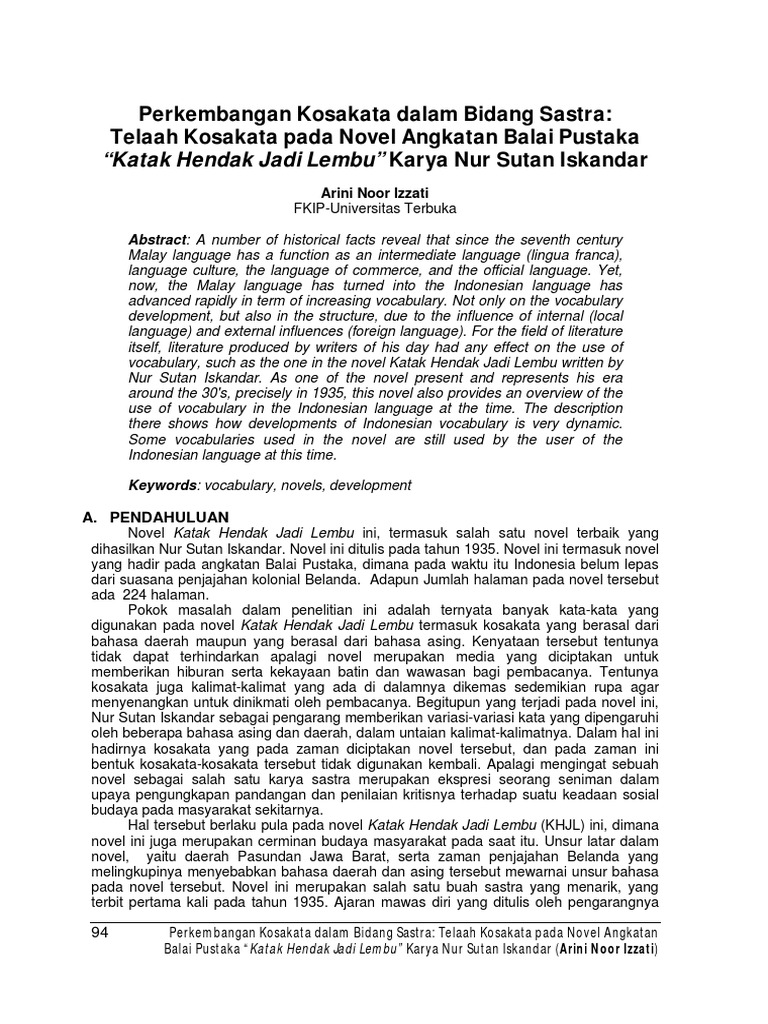 Gambar Novel Katak Hendak Jadi Lembu Kata Kata