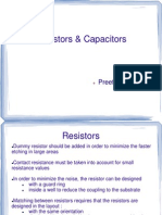 Resistors & Capacitors Layouts