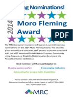 Moro Fleming Award Ad 2014