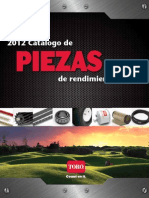 Catalogode Piezas Rendimiento TORO2012