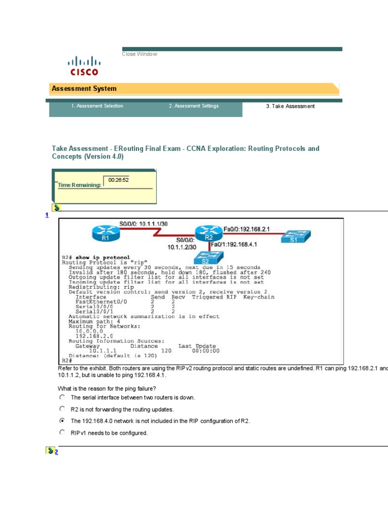 CCNA Routing Protocols Exam Guide | PDF