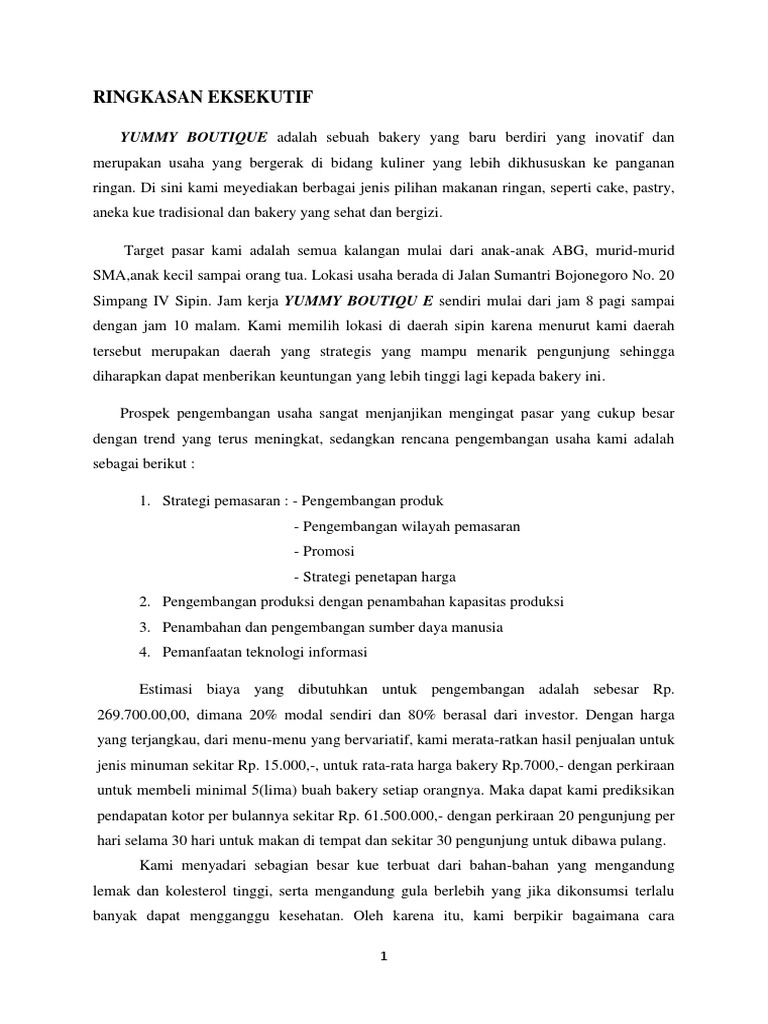 Proposal Bisnis Kelompok 2