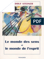 Rudolf Steiner - Le Monde Des Sens Et Le Monde de L'esprit - GA 134 PDF