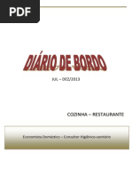 Diário de bordo-Restaurante