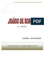 Diário de Bordo-Restaurante