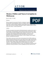 171988_STRATFOR - Politics and Narco-Corruption in Michoacan, Mexico.doc