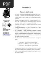 Regulamento do Torneio de Sueca da Queima das Fitas 2014
